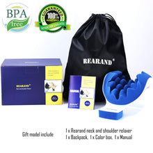 Load image into Gallery viewer, REARAND Cervical Pillow Neck and Shoulder Pain Relief Massage Traction Device Relaxer Support Neck Relief Device Neck and Shoulder Relaxer(Gift Pack)