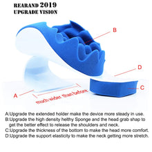 Load image into Gallery viewer, REARAND Cervical Pillow Neck and Shoulder Pain Relief Massage Traction Device Relaxer Support Neck Relief Device Neck and Shoulder Relaxer(Gift Pack)